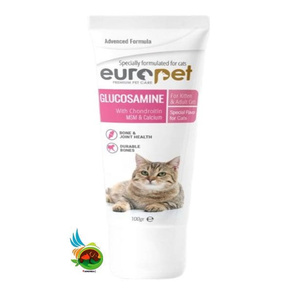Untitled-6 خمیر گلوکزامین گربه یوروپت Europet glucosamine paste for cat وزن 100 گرم - تصویر 1