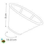 گردنبند سگ و گربه نیناپت مدل الیزابت چسب دار سایز 1 - تصویر 3