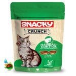 تشویقی گربه کرانچی اسنکی طعم مرغ Snacky hairball control with chicken وزن ۶۰ گرم