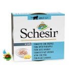 کنسرو نچرال گربه شسیر طعم تن و آناناس Schesir tuna with pineapple وزن 85 گرم