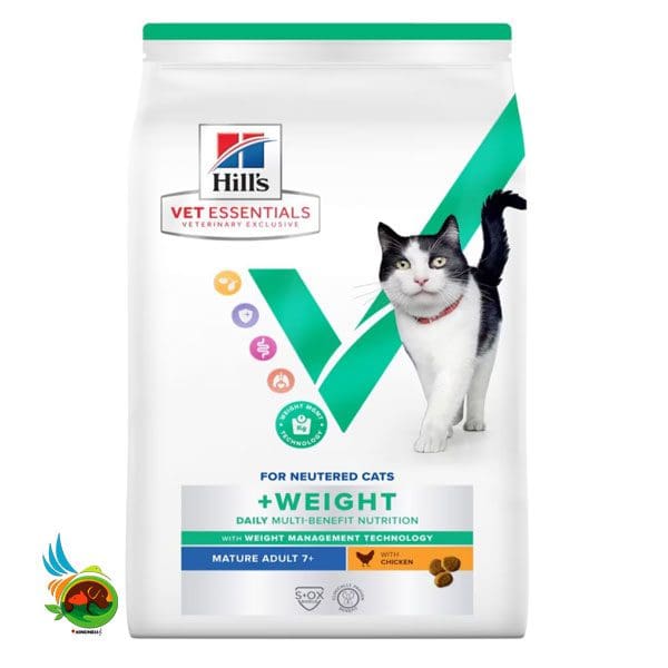 Untitled-6 غذای خشک گربه عقیم نوترد مولتی بنفیت هیلز با طعم مرغ Hill’s neutered mature adult 7+ with chicken وزن ۱.۵ کیلوگرم - تصویر 1
