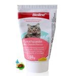 خمیر دندان گربه بایولاین طعم پنیر bioline toothpaste with cheese وزن 50 گرم