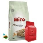 غذای خشک گربه بالغ میتو با طعم مرغ Mito adult cat food with chicken وزن 1 کیلوگرم ( بسته بندی ملودی مهربانی ) - تصویر 2