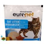 خوشبو کننده خاک گربه یوروپت رایحه اقیانوس Europet cat litter ocean وزن ۲۵ گرم