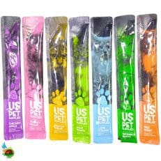 بستنی گربه یو اس پت در طعم های میکس Uspet cream cat treat یک عددی وزن 17 گرم