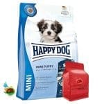 غذای خشک سوپر پرمیوم توله سگ نژاد کوچک هپی داگ Happy dog mini puppy وزن ۱ کیلوگرم ( بسته بندی ملودی مهربانی )