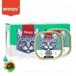 ووم گربه ونپی WANPY مدل پته با طعم ماهی تن وزن 40 گرم