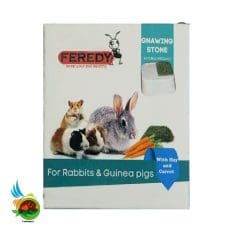 سنگ معدنی جوندگان FEREDY همراه با یونجه و هویج خشک شده