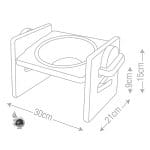 ظرف غذای نیناپت کامپلای وود کد b سایز 2