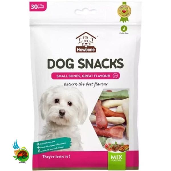 تشویقی سگ هابون طعم میکس Howbone Mixed taste بسته 30 عددی