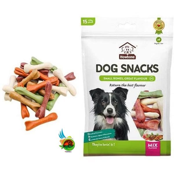 تشویقی سگ هابون طعم میکس Howbone Mixed taste بسته 15 عددی