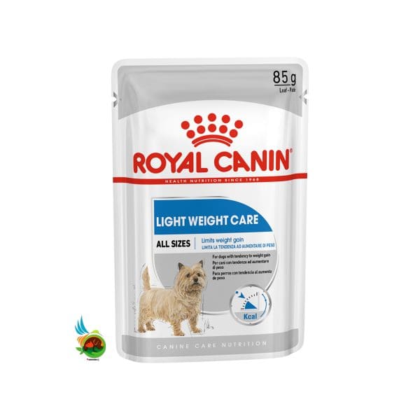 پوچ سگ رویال کنین Royal canin & Light weight care وزن 85 گرم