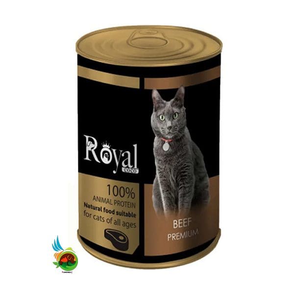 کنسرو پته گربه رویال کوکو با طعم گوشت گاو Royal coco وزن 380 گرم