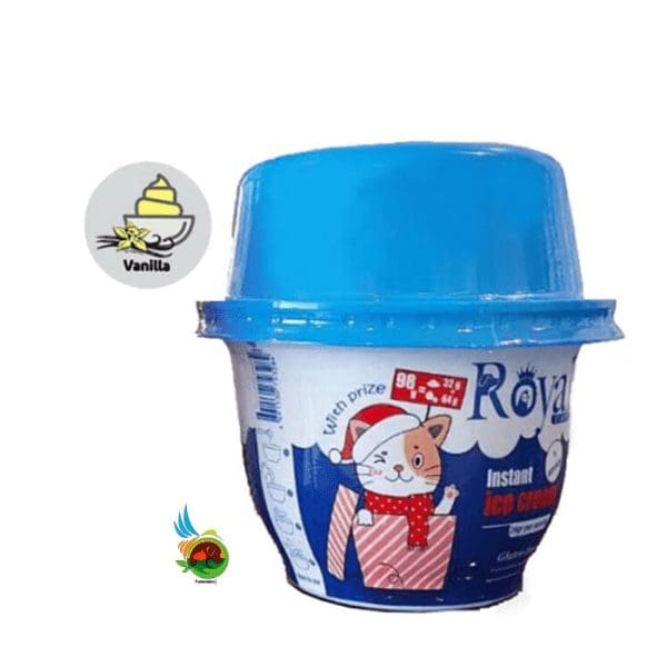 بستنی گربه رویال کوکو طعم وانیل Royal coco Vanilla Ice Cream وزن 32 گرم