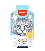سوپ گربه ونپی طعم مرغ wanpy meat broth with chicken وزن ۵۰ گرم - تصویر 2