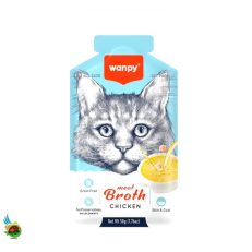 سوپ گربه ونپی طعم مرغ wanpy meat broth with chicken