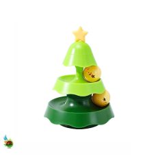 اسباب بازی درخت کریسمس توپ دار گربه به همراه کت نیپ