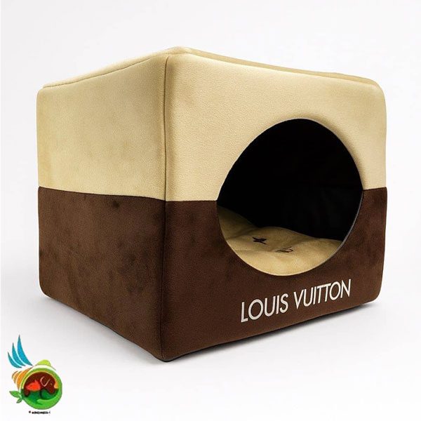 جای خواب مخمل ۳ حالته طرح لویی ویتون