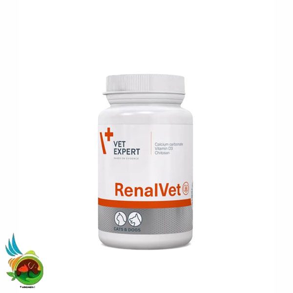 Untitled-1 قرص رنال سگ و گربه وت اکسپرت Vet expert renalvet بسته ۶۰ عددی - تصویر 1