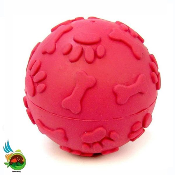 Untitled-1 اسباب بازی سگ و گربه توپ رنگی طرح پنجه و استخوان - تصویر 1