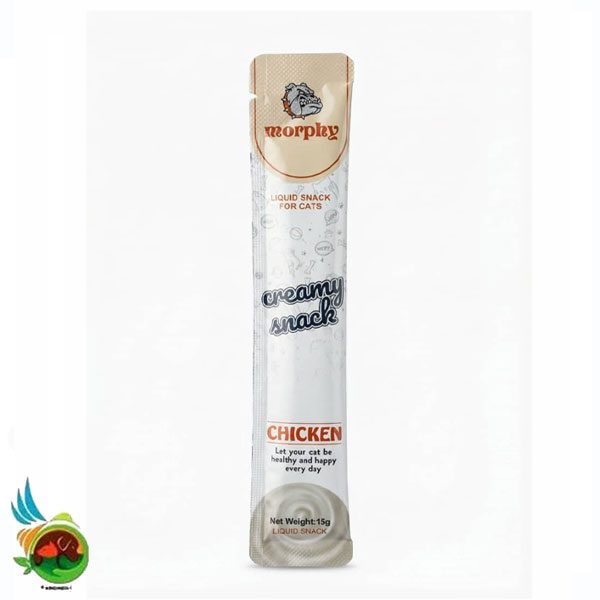 Untitled-1 بستنی گربه مورفی طعم مرغ Morphy creamy snack chicken وزن ۱۵ گرم - تصویر 1