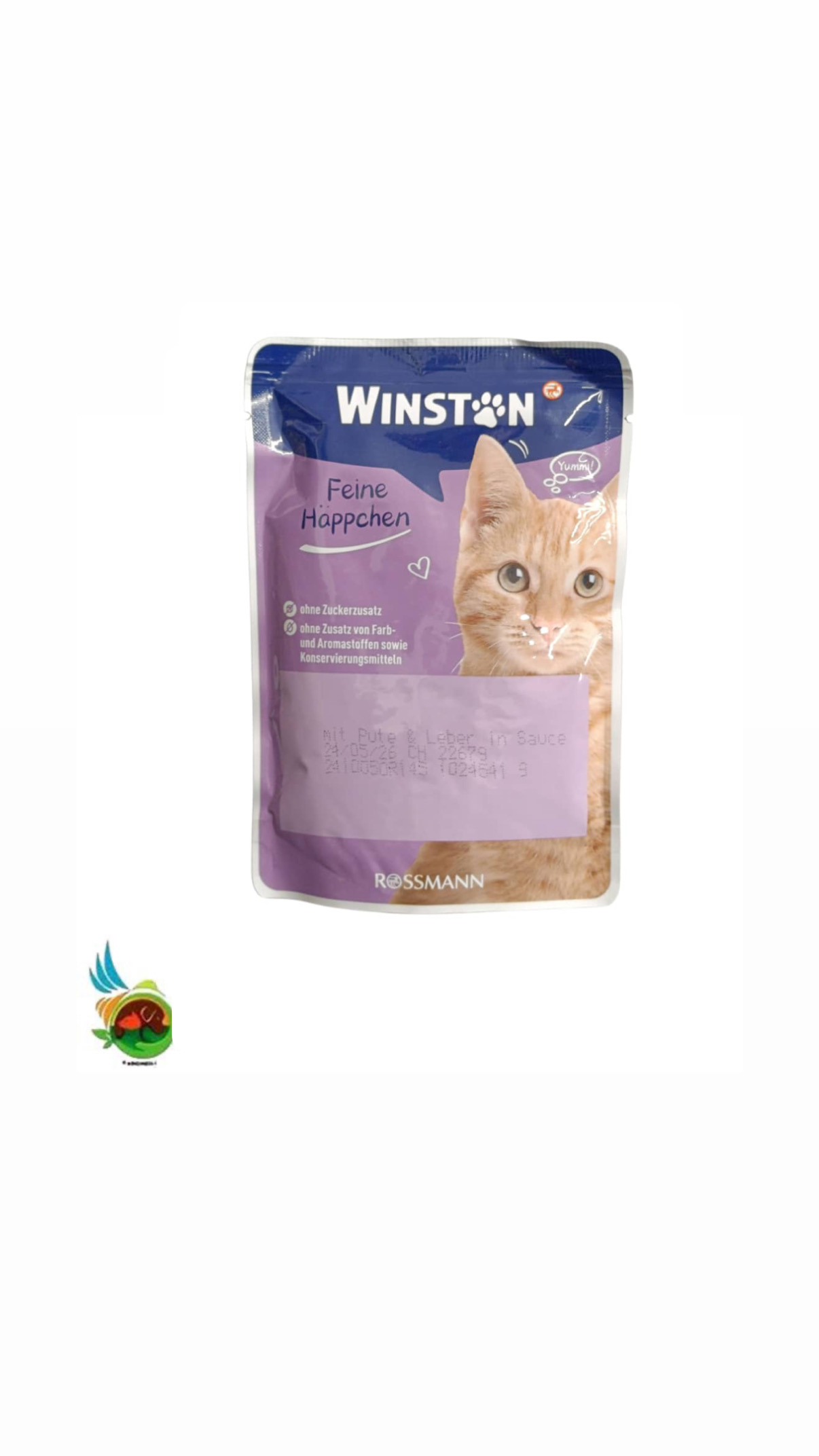 Screenshot پوچ گربه وینستون طعم مرغ و گوشت در سس وزن 100 گرم - تصویر 1