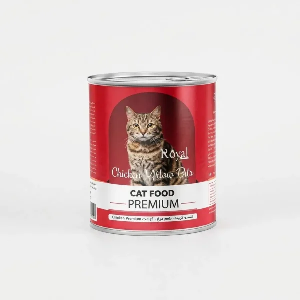 کنسرو گربه پته پریمیوم رویال کوکو طعم مرغ و گوشت Royal Coco Premium Chicken & Meat Cat Pate وزن ۸۰۰ گرم